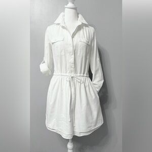 #10)  100% Cotton GAP White Dress